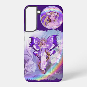 Paarse Zon Fee Samsung Galaxy Hoesje