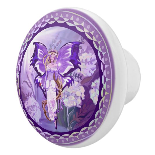 Paarse zon keramische knop (Rechts)