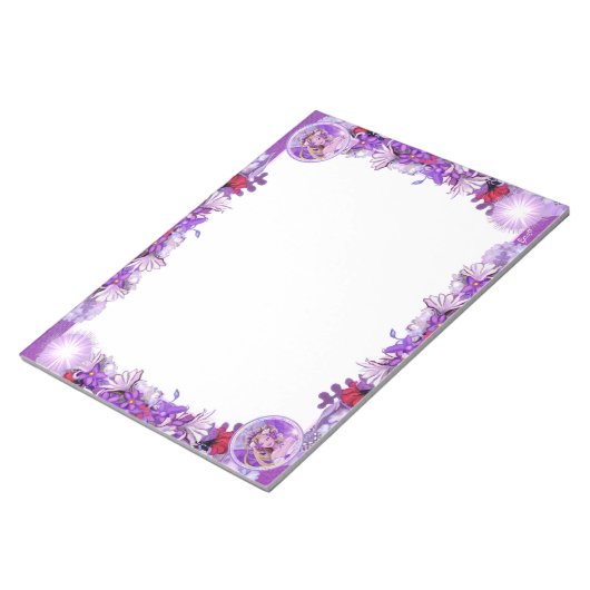 Paarse zon notitieblok (Schuin)