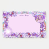 Paarse zon post-it® notes (Voorkant)