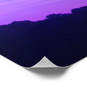 Paarse zon poster (Hoek)