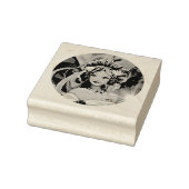 Paarse zon rubberstempel (Stempel)