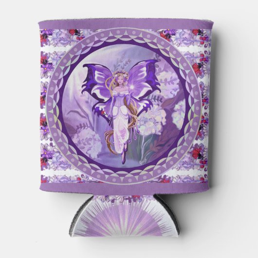 Paarse zonnebank blikjeskoeler (Voorkant)