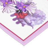 Paarse zonnebank korte tafelloper (Hoek)