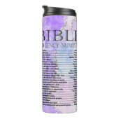 Paarse zonnebloempitten thermosbeker (Geroteerd rechts)