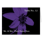 Paarse zonnebloempitten voor tafelgebruik (Voorkant Horizontaal)