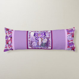 paarse zonnefee lichaamskussen