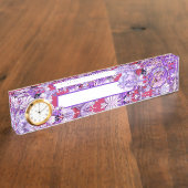 paarse zonnefee naambordje (Zijkant)