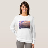 Paarse zonnehoes van Navarre Beach T-shirt (Voorkant volledig)