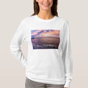 Paarse zonnehoes van Navarre Beach T-shirt