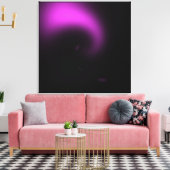 Paarse zonnestralen canvas afdruk (Insitu (Woonkamer))