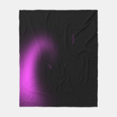 Paarse zonnestralen fleece deken (Voorkant)