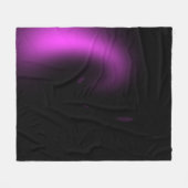 Paarse zonnestralen fleece deken (Voorkant (Horizontaal))