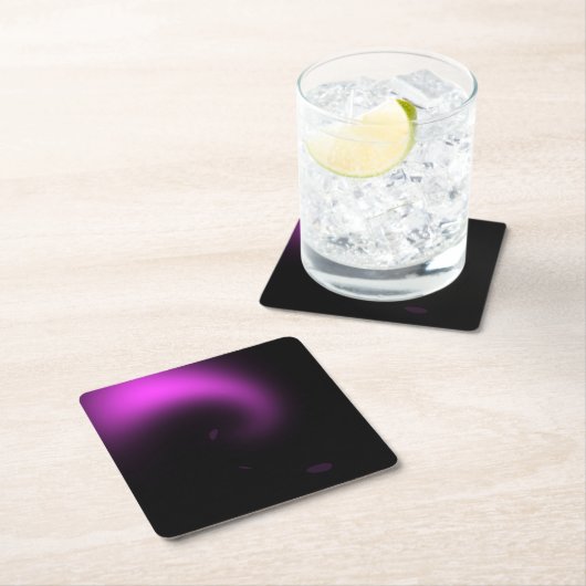 Paarse zonnestralen kartonnen onderzetters (Insitu)