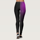 Paarse zonnestralen leggings (Achterkant)