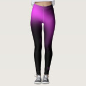 Paarse zonnestralen leggings (Voorkant)