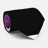 Paarse zonnestralen stropdas (Opgerold)
