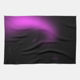 Paarse zonnestralen theedoek