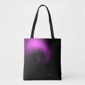 Paarse zonnestralen tote bag (Voorkant)