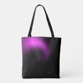Paarse zonnestralen tote bag (Achterkant)