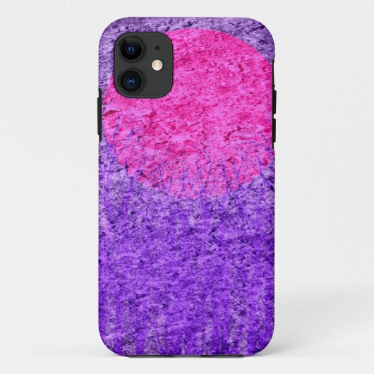 Paarse zonsondergang | Abstract schilderen Case-Mate iPhone Case (Achterkant)