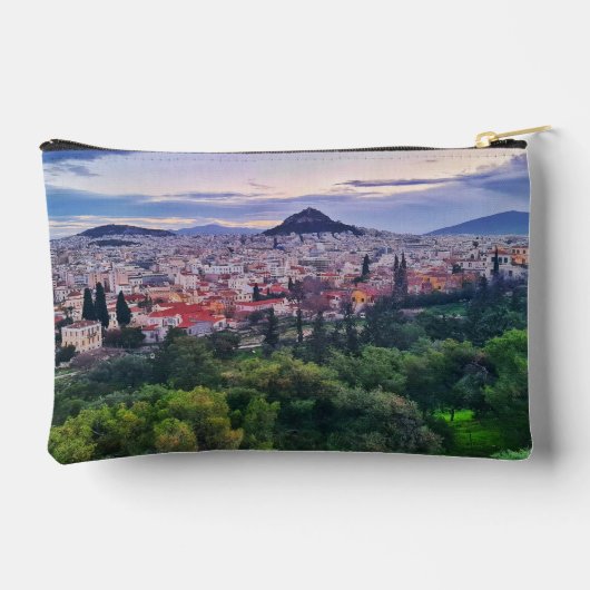 Paarse zonsondergang etui (Achterkant)