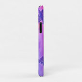 Paarse zonsondergang landschapskunst Case-Mate iPhone case (Achterkant/rechts)