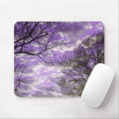 Paarse zonsondergang muismat (Met muis)