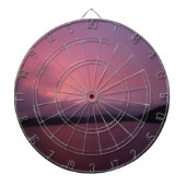 Paarse zonsondergang op het Arrowimeer Dartbord (Voorkant)