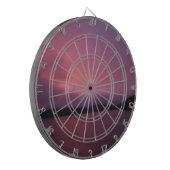 Paarse zonsondergang op het Arrowimeer Dartbord (Voorkant Links)