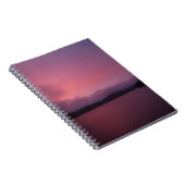 Paarse zonsondergang op het Arrowimeer Notitieboek (Rechterzijde)