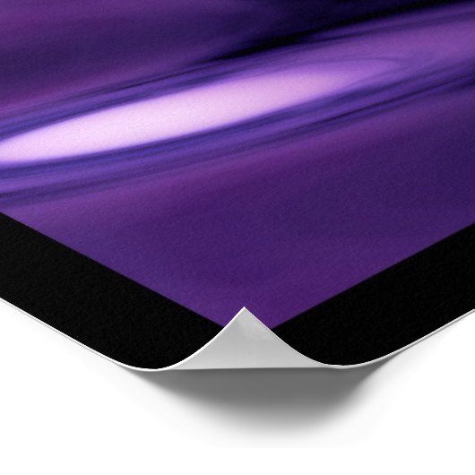 Paarse zonsondergang poster (Hoek)