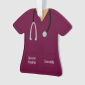 Paarse zusters scruppus ornament (voorkant)