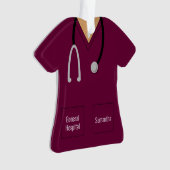 Paarse zusters scruppus ornament (voorkant)