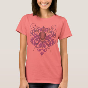 Paarse zwaardbrekers in het stadscentrum t-shirt