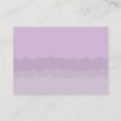 Paarse Zwangere mammiewalvis Raffle Tickets Informatiekaartje (Achterkant)