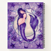 Paarse zwangerschapsmaffia-geheugenboek van Renee Notitieboek (Achterkant)