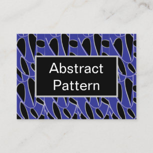 Paarse Zwart Modern Abstract Visitekaartje