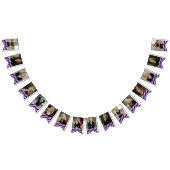 Paarse & Zwarte 16 Foto Afstuderen Hangende Banner (Alle)