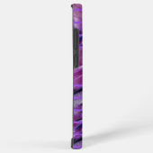 Paarse zwarte Abstracte monogram Hoesje-mate Samsung Galaxy Hoesje (Rechterkant)