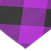 Paarse & Zwarte Buffel Plaid Check | Tafelkleed (Gekanteld)