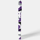 Paarse Zwarte Camouflage Persoonlijk Case-Mate iPhone Case (Achterkant / Rechts)