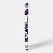 Paarse Zwarte Camouflage Persoonlijk Case-Mate iPhone Case (Achterkant / Rechts)