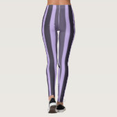 paarse zwarte damesleggings leggings (Achterkant)