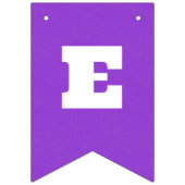 Paarse/Zwarte Douanepartij of het Gebeurtenisnaam  Vlaggetjes (Tweede vlag)