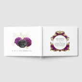 Paarse, zwarte en goudfinnen gastenboek (Volledig)