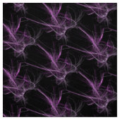 Paarse zwarte fractal artwork stof (Swatch)