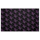 Paarse zwarte fractal artwork stof (Fat Quarter)