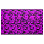 Paarse zwarte gemengde patronen Patchwork ontwerp Stof (Yard (91,4 cm))
