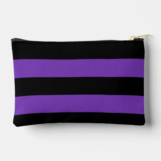 Paarse & zwarte halloween strepen print gesneden n etui (Achterkant)